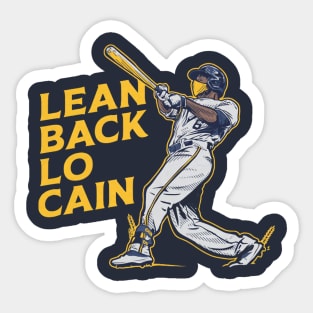 Luis Perdomo Lean Back Lo Cain Sticker